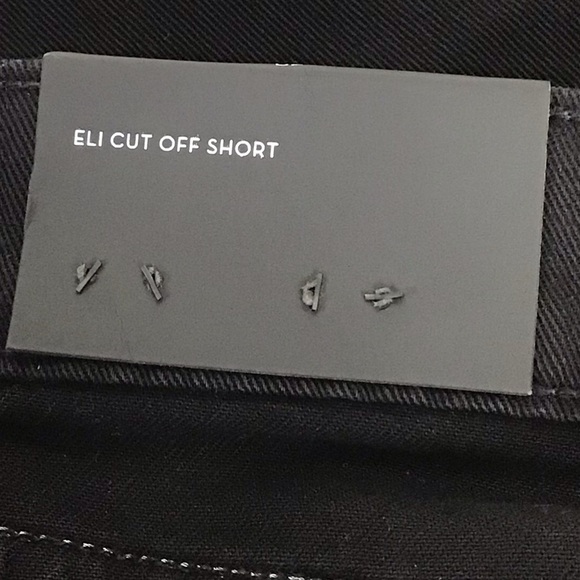 J Brand Premium Stretch Twill Black Eli Short Relaxed Fit - Picture 8 of 10